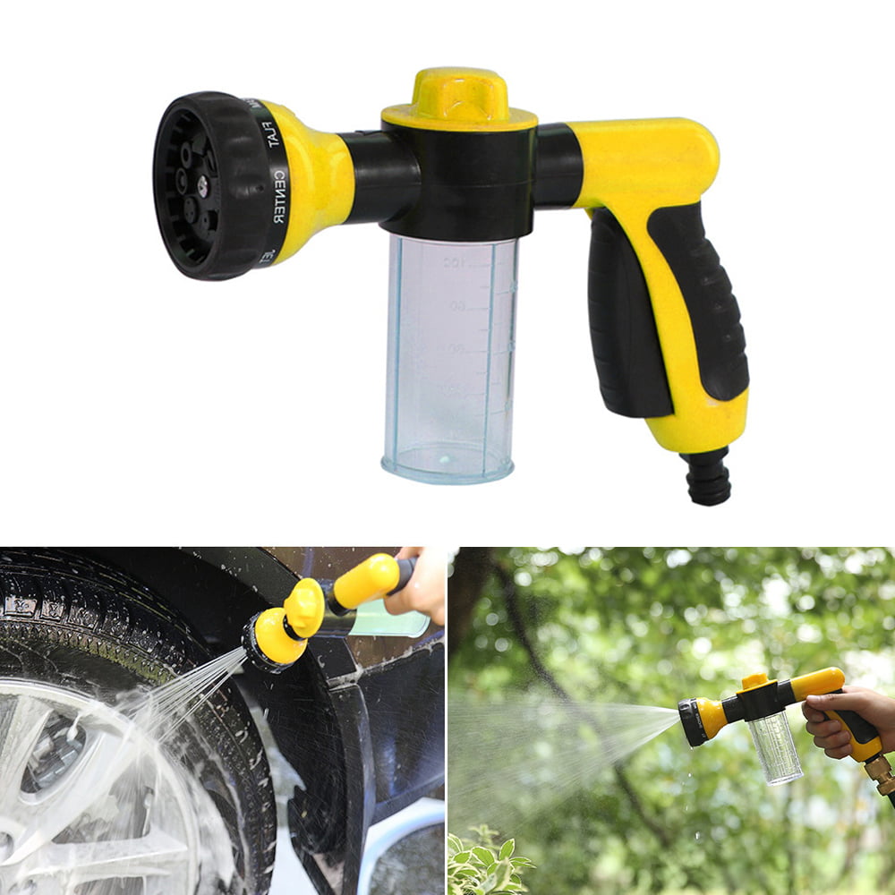 walmeck Foam Sprayer Garden Hose Foam Nozzle Soap Dispenser for Car Washing Pets Shower Plants Watering