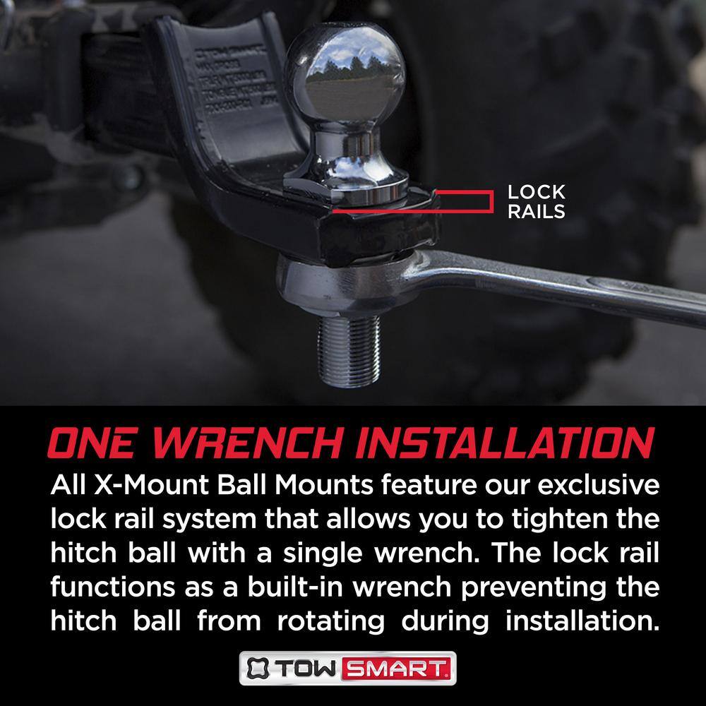 TowSmart Class 3 Baja Collection Starter Kit with 2 in. Ball and 58 in. Standard Pin 5-14 in. Drop x 4 in. Rise 5000 lbs. 7335