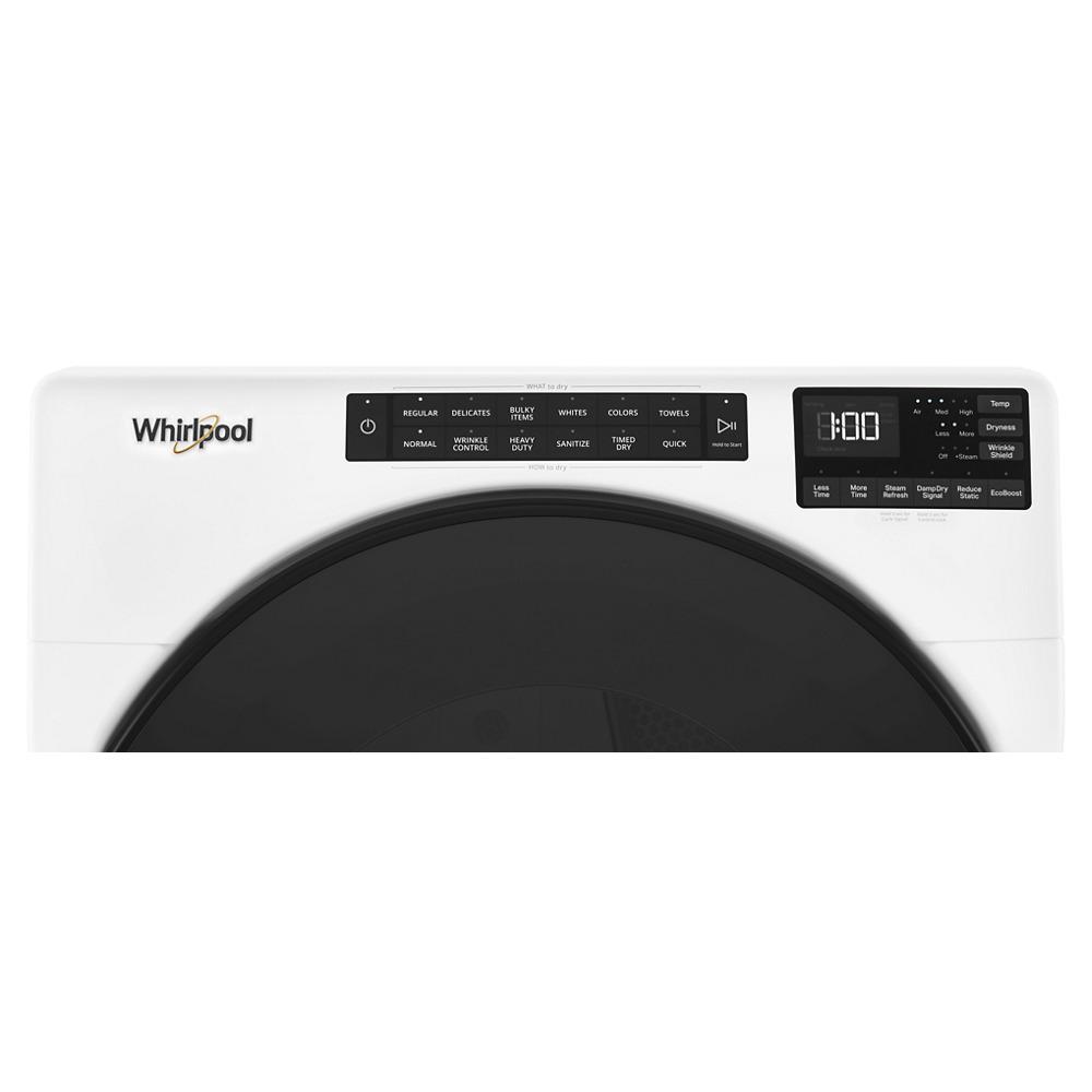 Whirlpool WED6605MW 7.4 Cu. Ft. Electric Wrinkle Shield Dryer With Steam