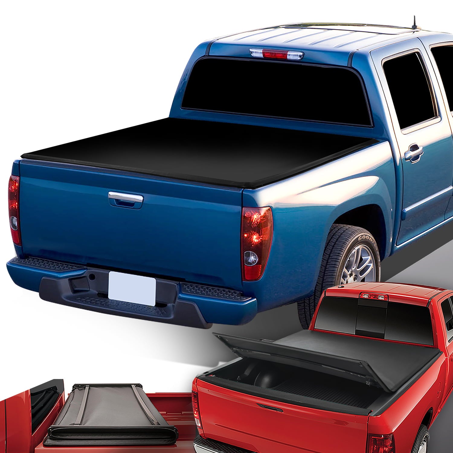 DNA Motoring TTC-TRISOFT-042 For 2004 to 2012 Chevy Colorado GMC Canyon 5'3