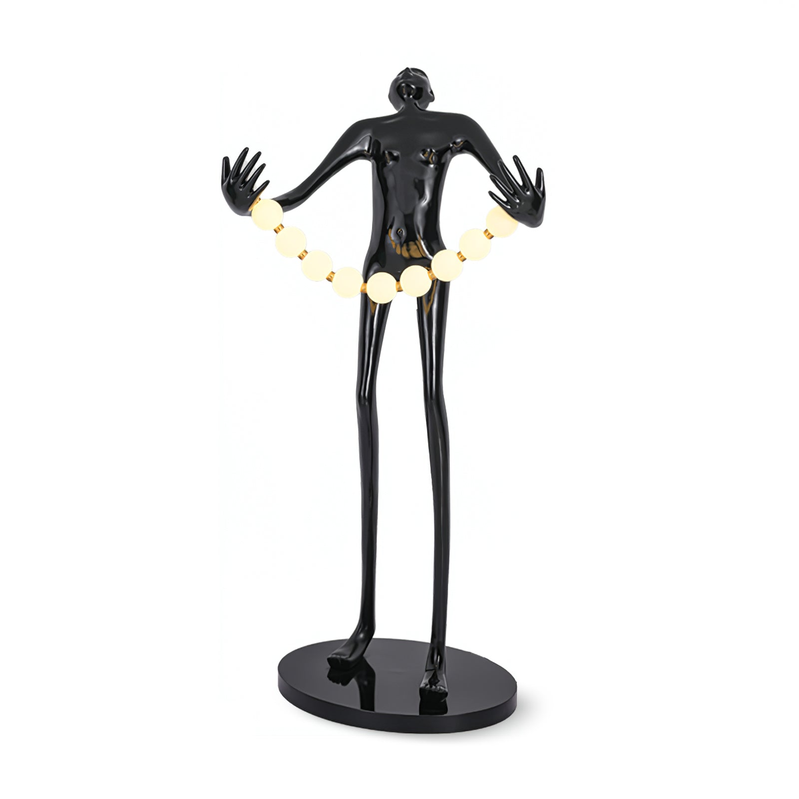 Orb Juggler Sculpture Floor Lamp