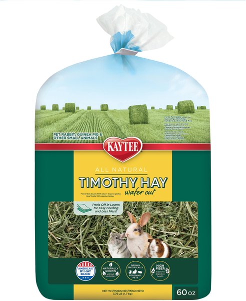 Kaytee Timothy Hay Wafer-Cut Small Animal Food