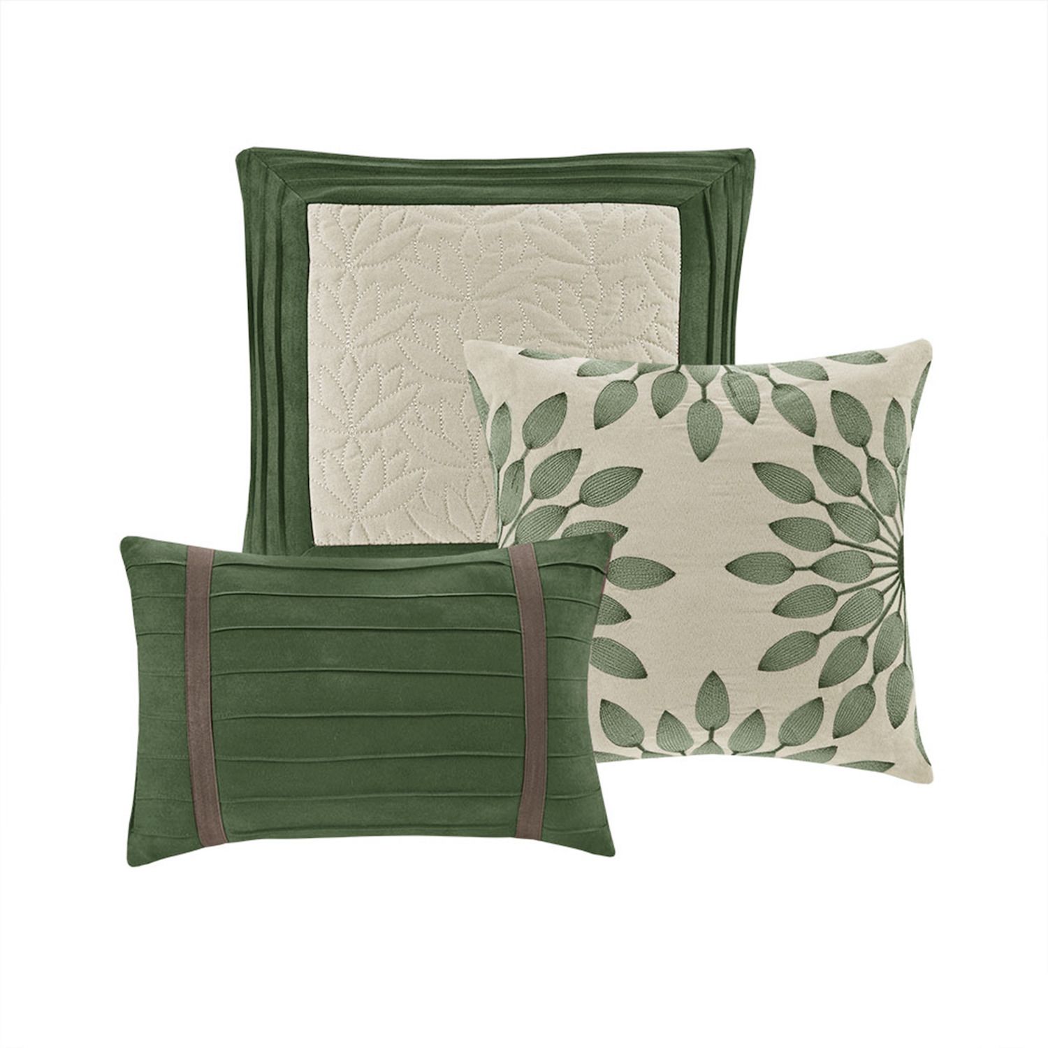 Madison Park Teagan 7-pc. Faux Suede Comforter Set with Throw Pillows