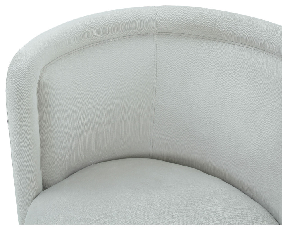 Gray Cocktail Chair with Swivel Base  Andrew Martin Marlow   Contemporary   Armchairs And Accent Chairs   by Oroa   Distinctive Furniture  Houzz