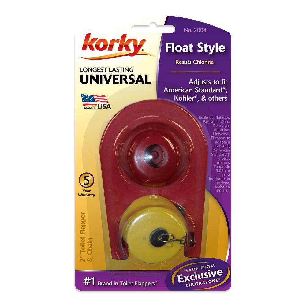 Korky Plus 2 in. Adjustable Flapper 2004PK