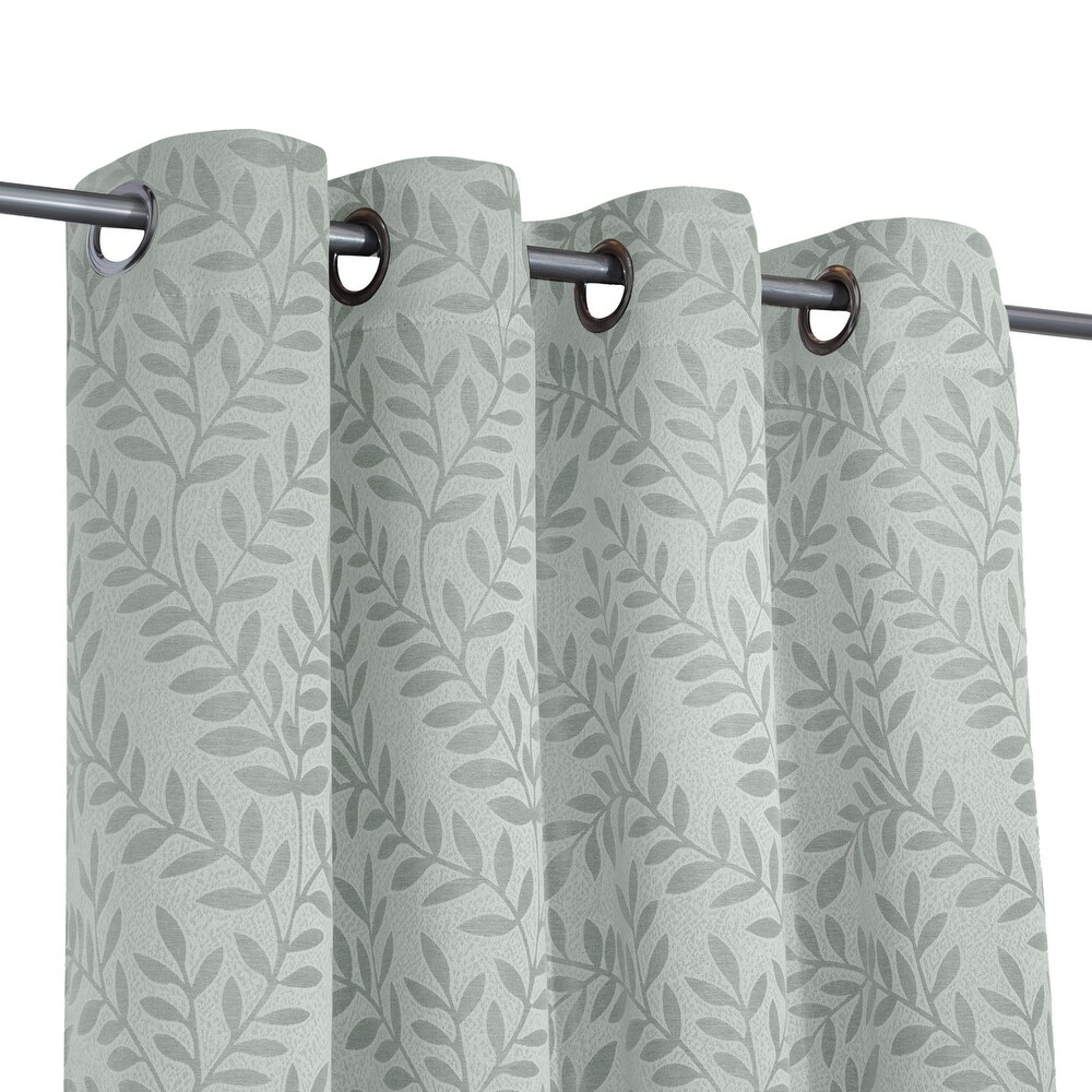 Curtain Panel Jacquard Cassidy 84L Sage   84\