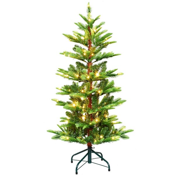 4/5/6/7/8 FT PE/PVC Mixed Automatic Steel Wire Christmas Tree