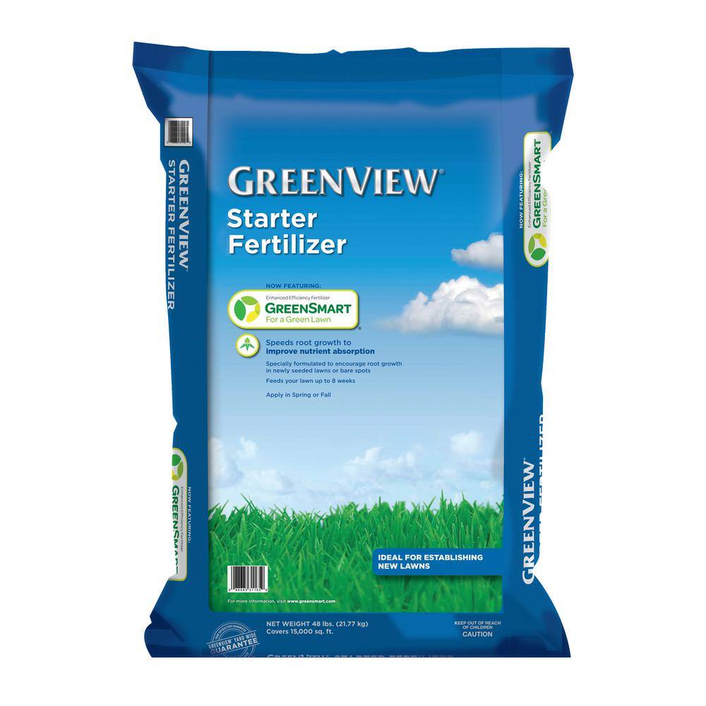 GreenView 48 lbs. Starter Fertilizer (40-Bags600000 sq. ft.Pallet) 2131165