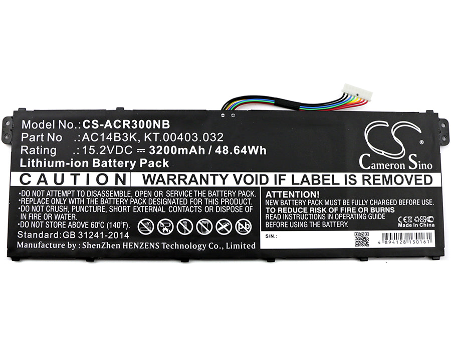 Acer Aspire ES15 Aspire ES1572 Aspire ES157231L Replacement Battery BatteryClerkcom Laptop and Notebook