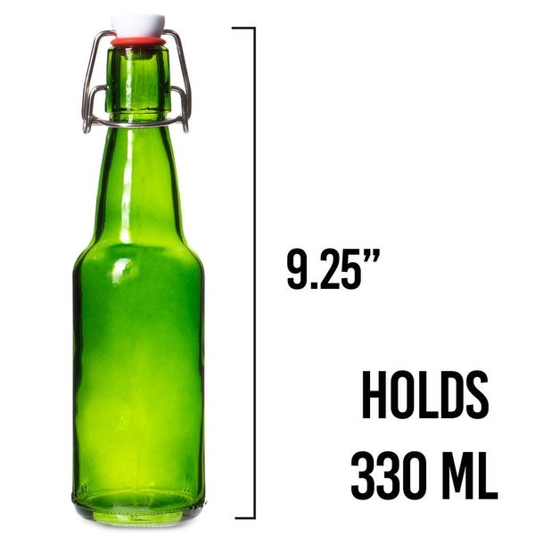 11 oz Green Grolsch Bottle