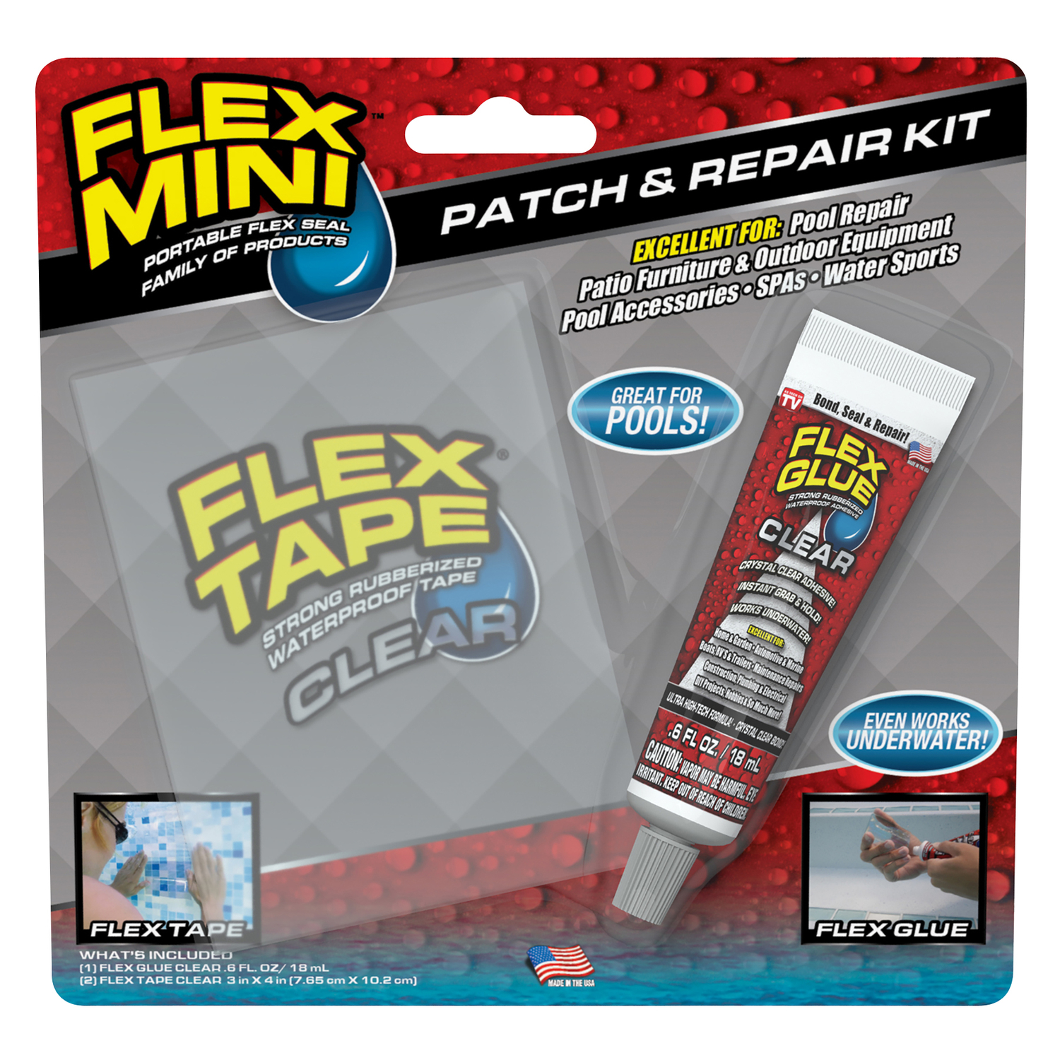 FLEX SEAL Family of Products FLEX MINI Patch and Repair Kit 2 pk