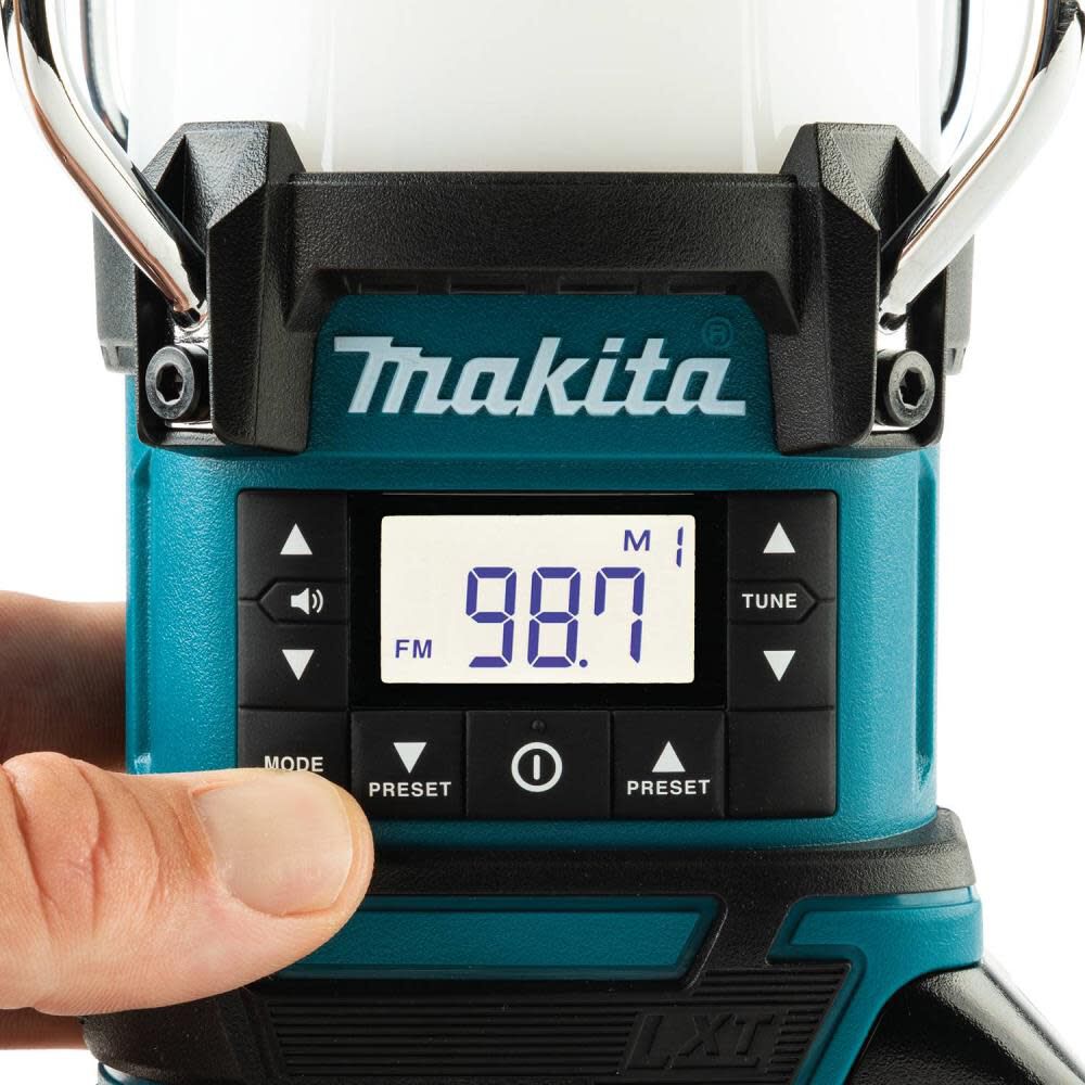 Makita 18V LXT Lantern with Radio Cordless Bare Tool XRM12 from Makita