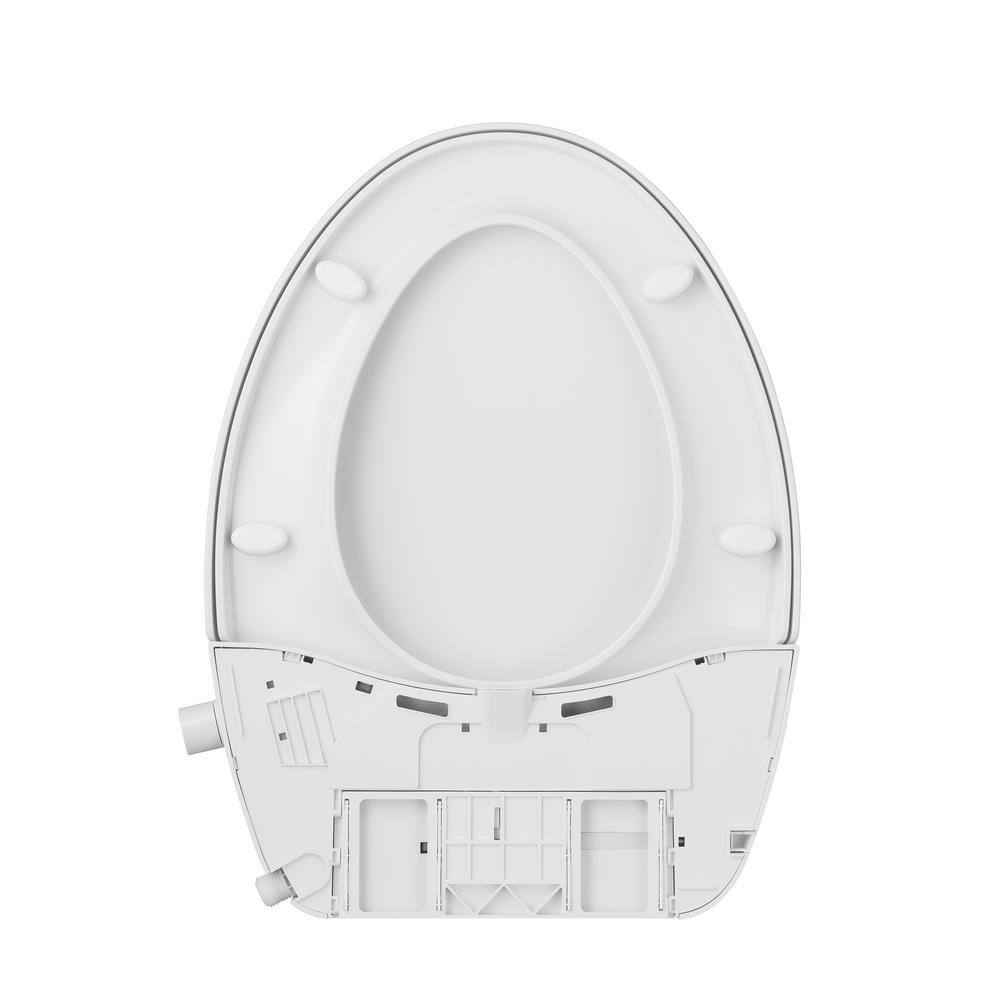 Niagara Hydrotech(TM) Non- Electric Bidet Seat for Elongated Toilet in White WP-EL0621