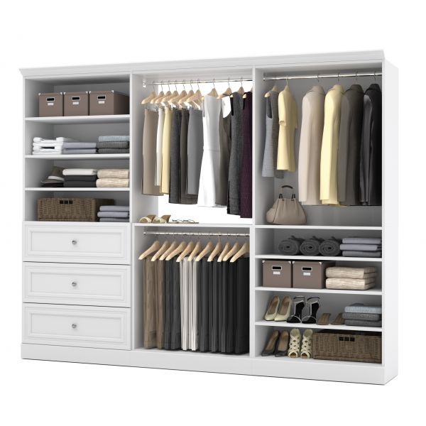 Bestar Versatile by Bestar 108'' Storage kit in White