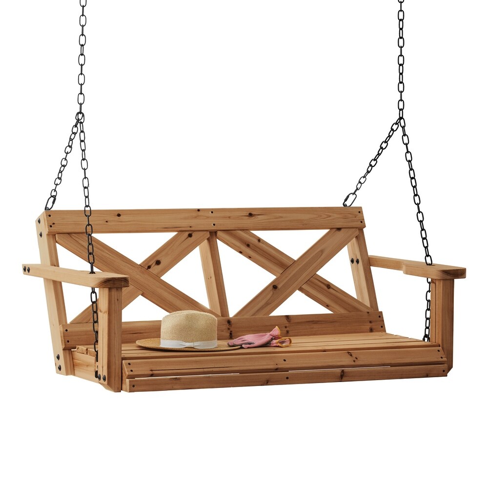 Backyard Discovery Meranti Farmhouse Porch Swing