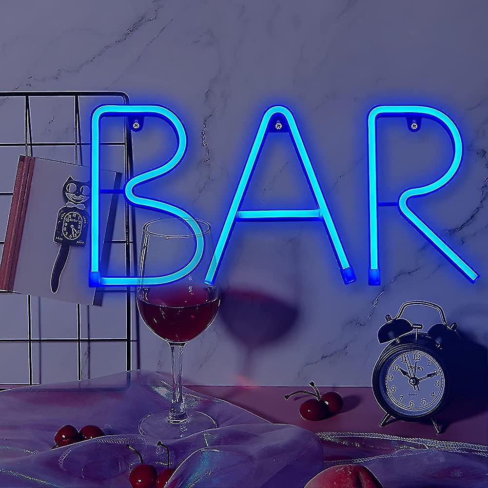 Bar Neon Sign Neon Letter Cocktail Sign Bar Led Light Sign Led Word Sign Wall Gift