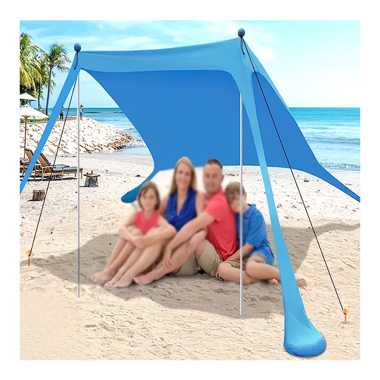 Stable outdoor camping beach tent 2 person sun protection/ waterproof beach tent beach shelter camping tent