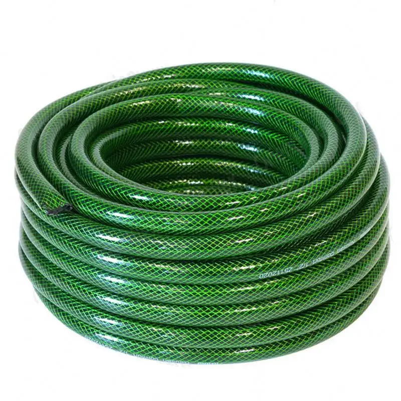 Factory Supply Transparent Braided  Hose/ Pipe PVC Fiber Reinforced Water Hose Plastic Fiber Hose/