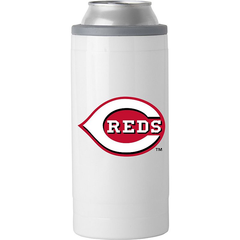 Cincinnati Reds 12oz. Letterman Slim Can Cooler