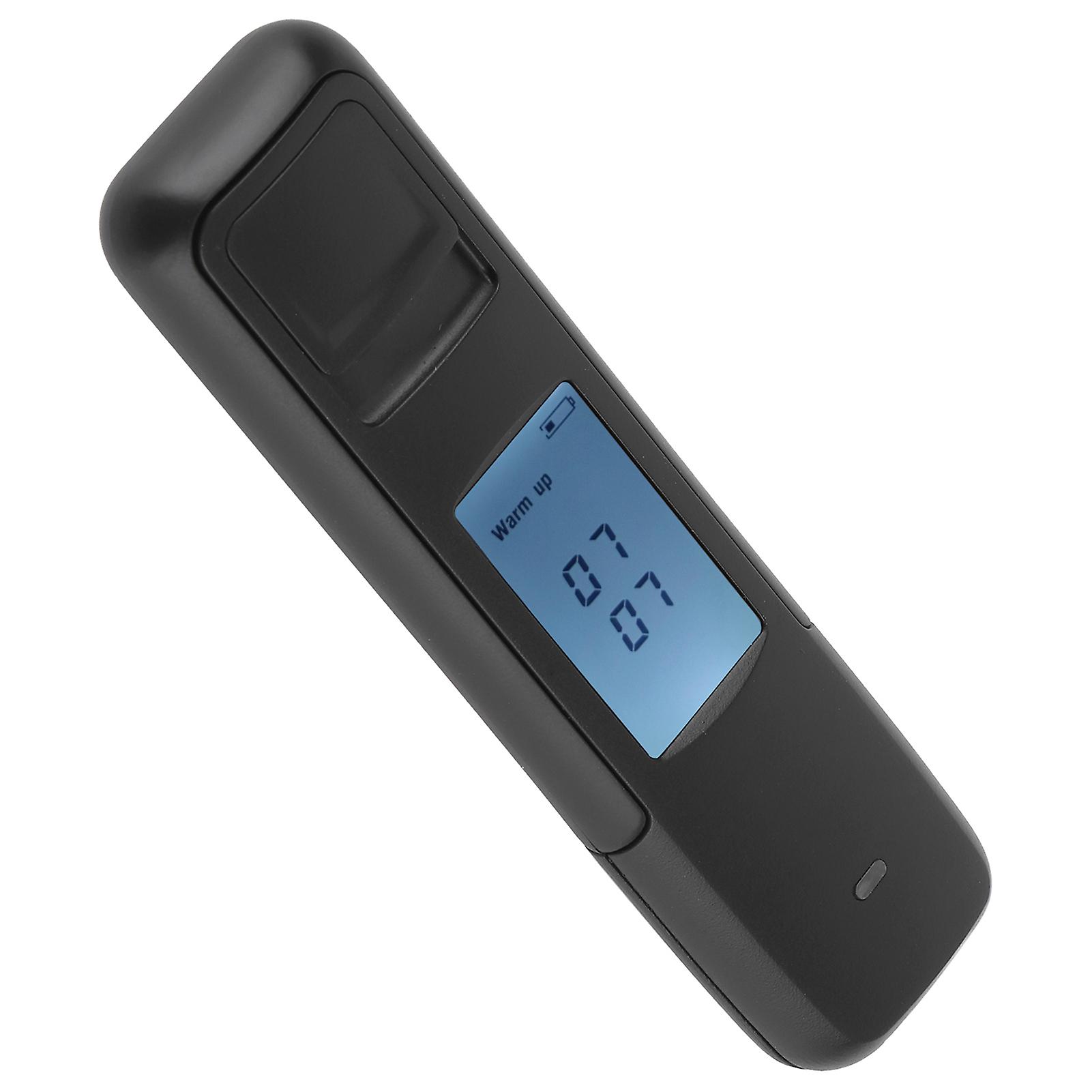 Portable Breathalyzer Lcd Display Wine Tester Drunk Driving Analyzer Blow Detector Csy006black