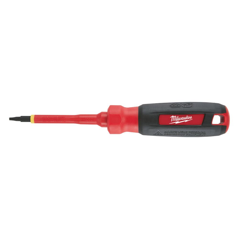 MW #1 Square 3 in. 1000V Insulated Screwdriver 48-22-2251 from MW