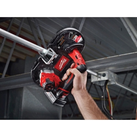 Milwaukee 2429-20 Band Saw， Tool Only， 12 V Battery， 27 in L Blade， 1/2 in W Blade， 1-5/8 in Cutting Capacity