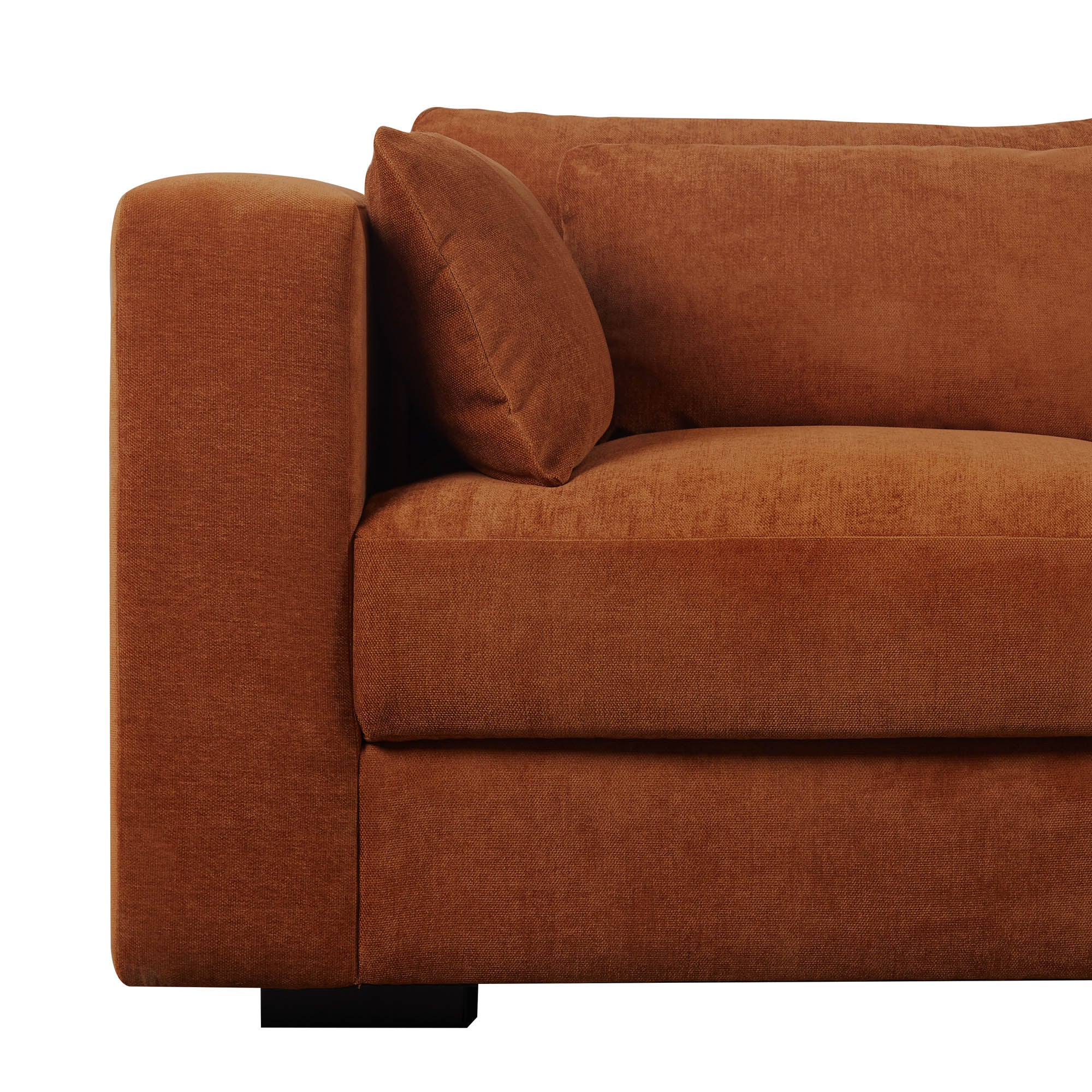 Las Vegas Clive Sofa - Terracotta Chenille