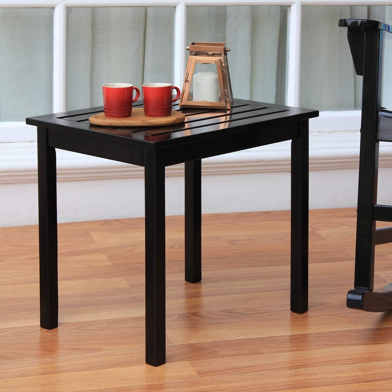 Mainstays Side Table， Black