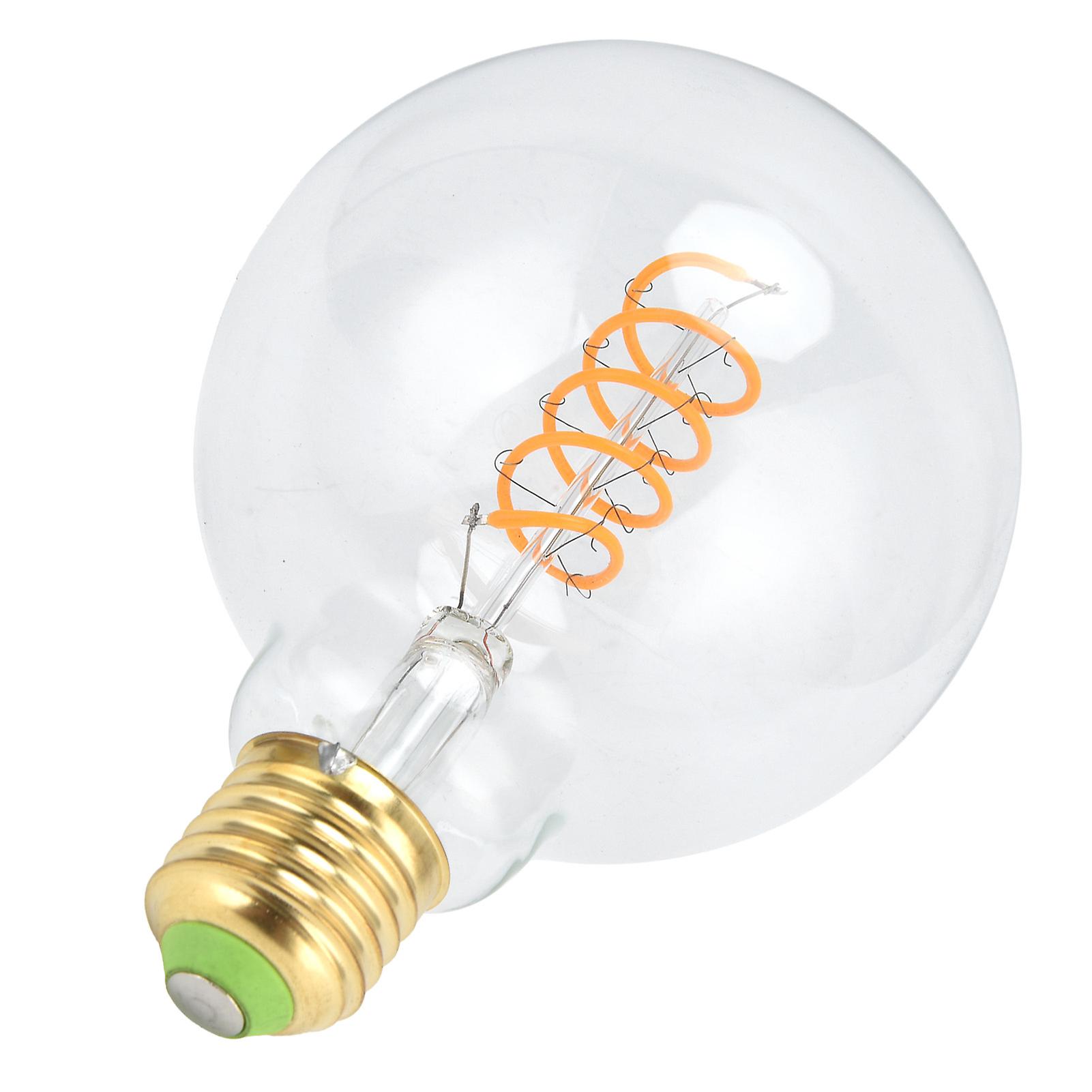 G95 LED Bulb 4W 220V Antique Style Dimmable Flexible ment Light Bulb Warm LightTransparent