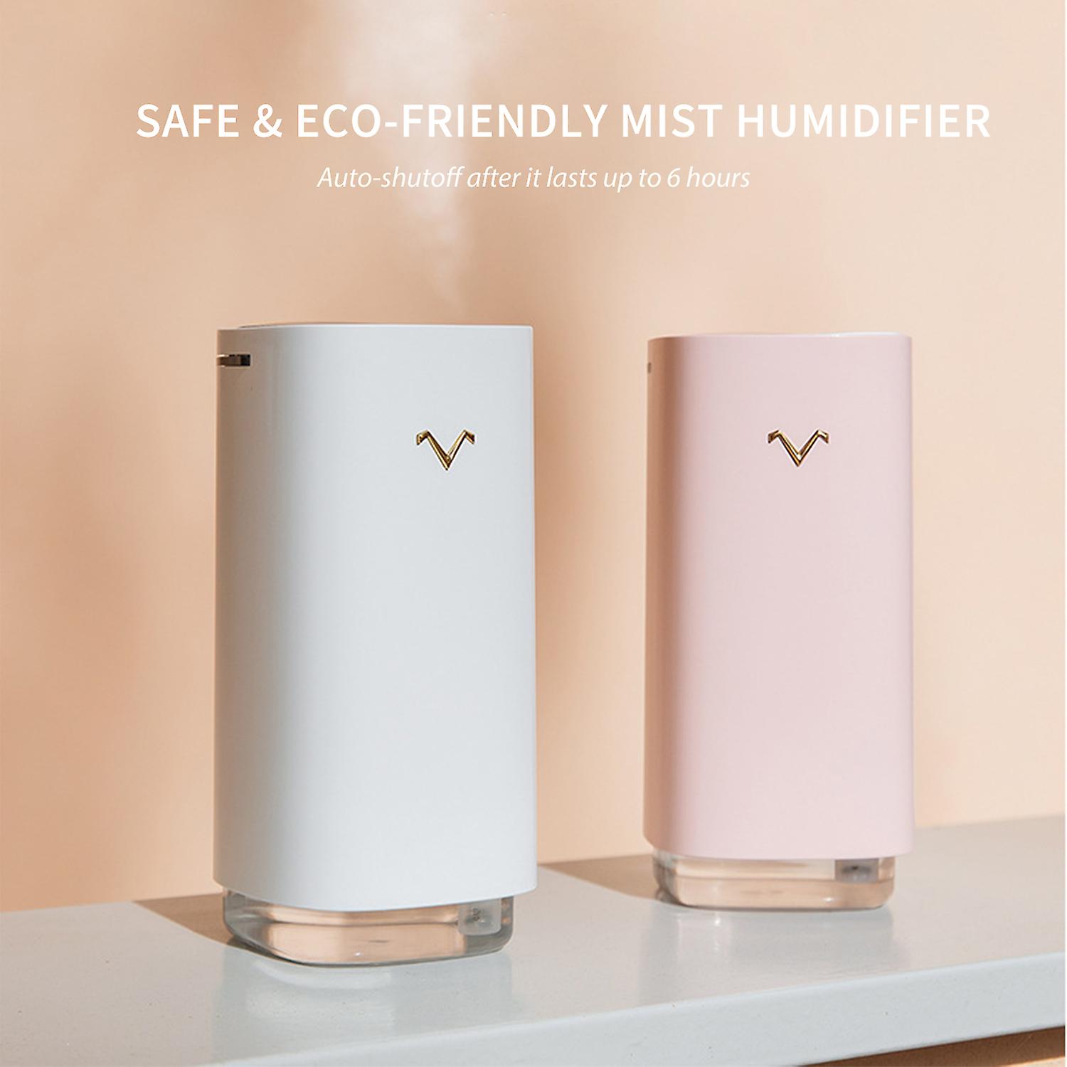 320ml Car Mist Humidifier Diffuser Night Light Led Projector Portable Quiet Humidifier Essential Oil Diffuser Cool Desktop Auto Shut-off  Usb Powered