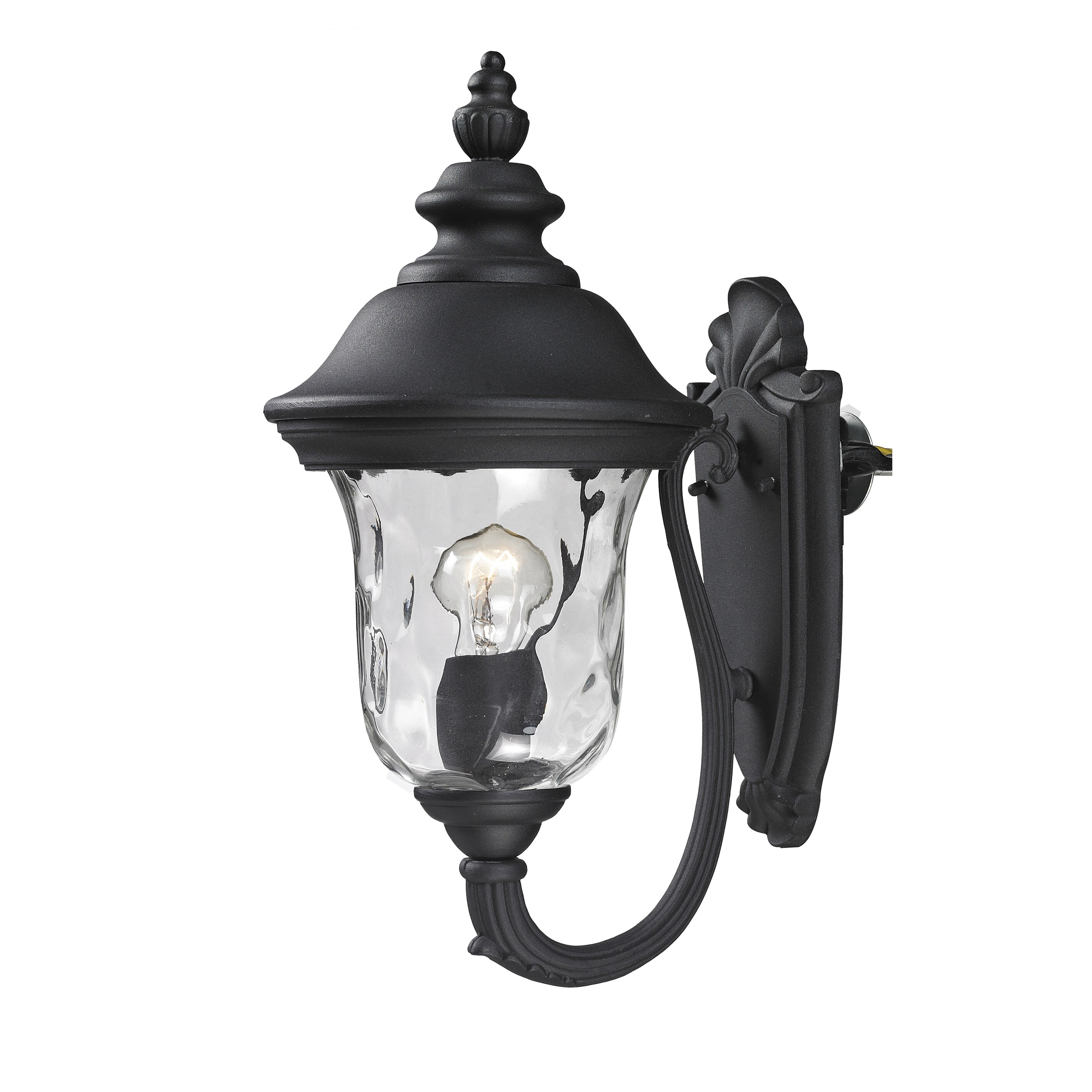 Armstrong 1-light Black Outdoor Wall Light Shopping - The Best Deals on Outdoor Wall Lanterns | 15277736