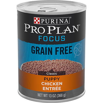 Purina Pro Plan Grain Free Puppy Classic Chicken Entrée Canned Dog Foo