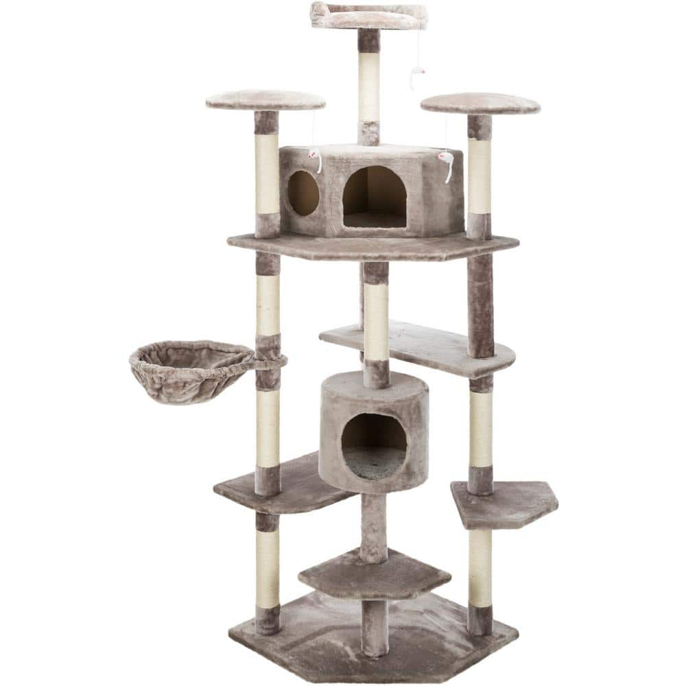 TRIXIE Roma Cat Tower XL, Gray 44734