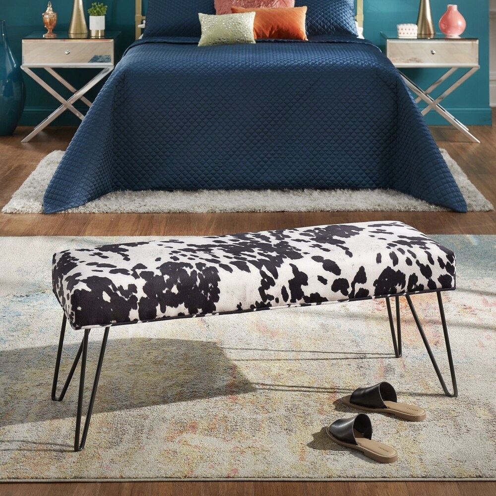 Klaus Velvet Tufted Bench by iNSPIRE Q Bold