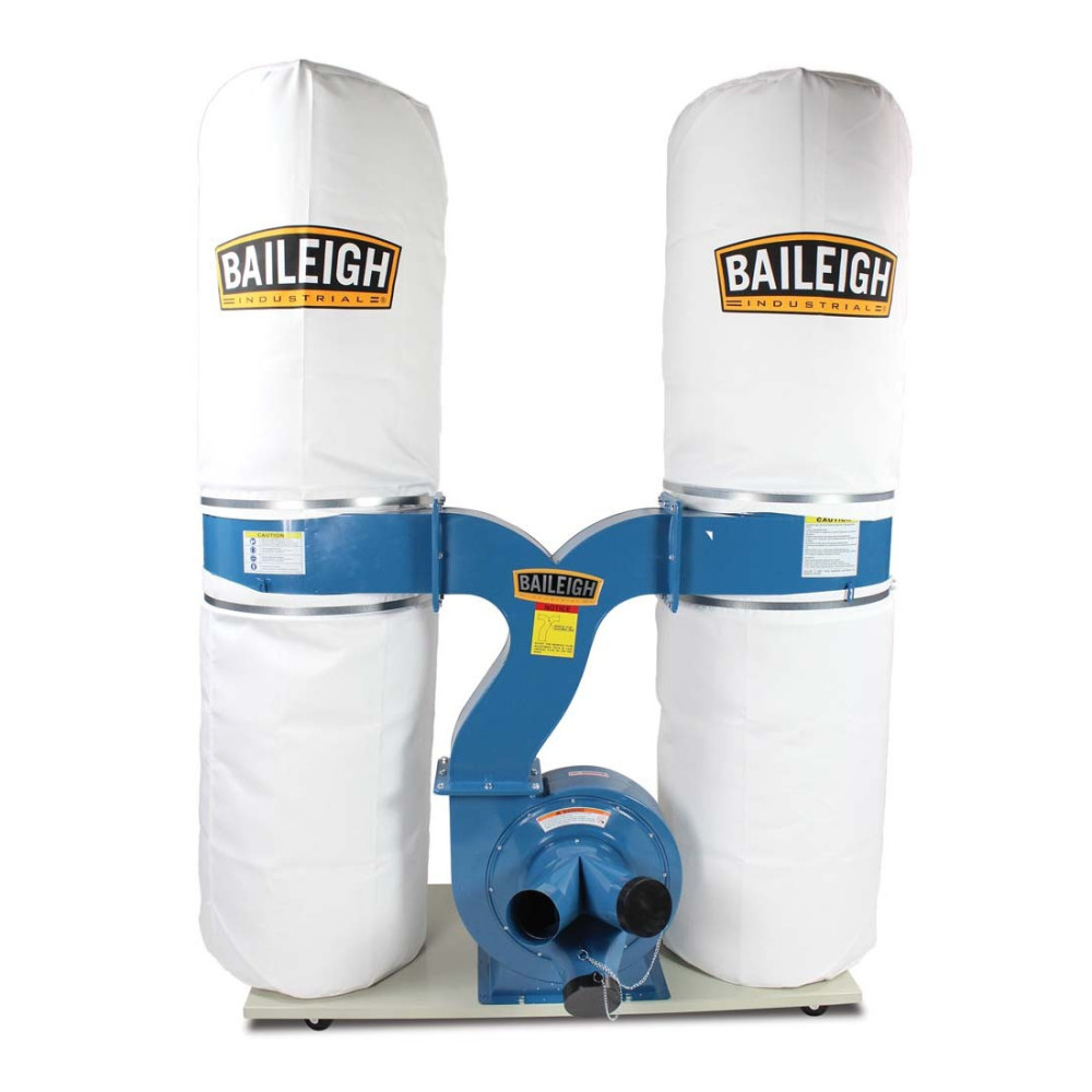 Baileigh DC-2300B Bag Style Dust Collector 220V 1 Phase 3HP ;