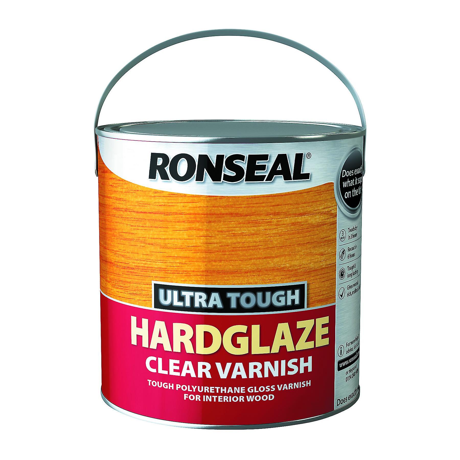 Ronseal Hardglaze Ultra Tough Clear Varnish 2.5L