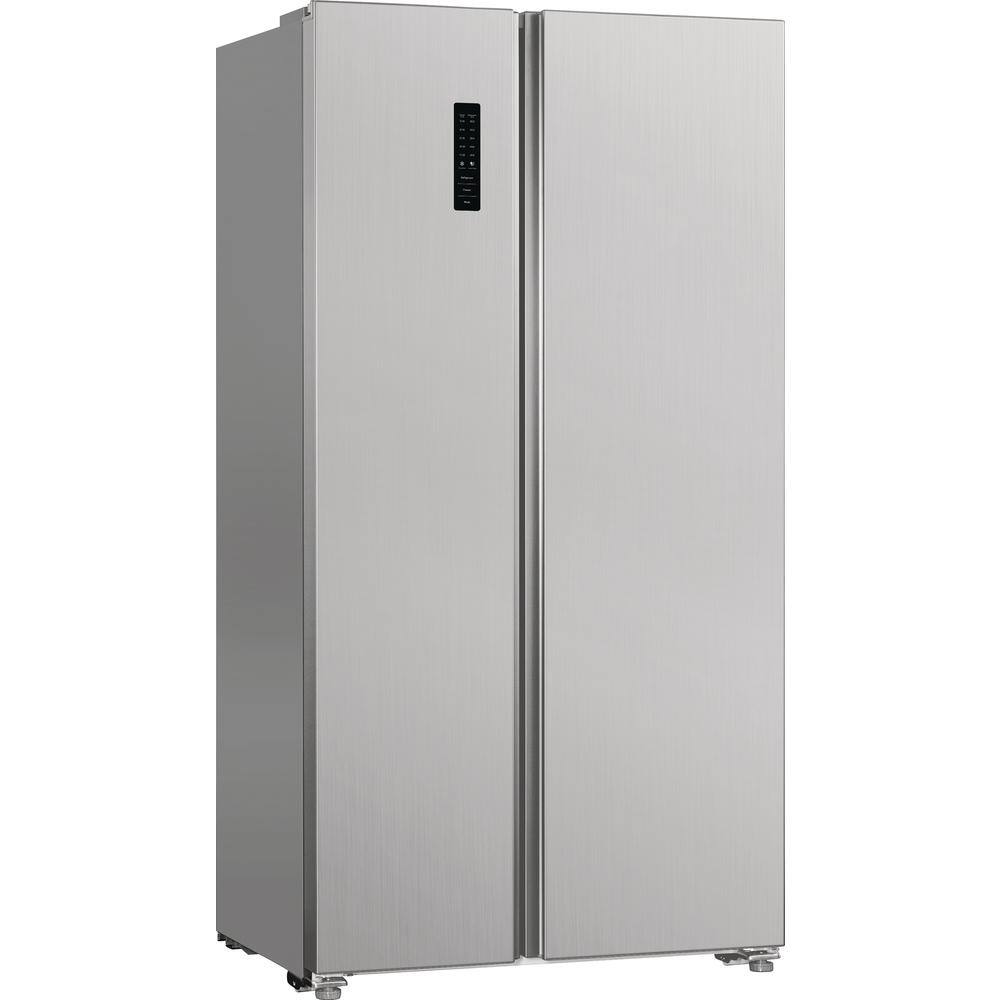 Frigidaire 36 in. 18.8 cu. ft. Side by Side Refrigerator in Brushed Steel Counter Depth FRSG1915AV