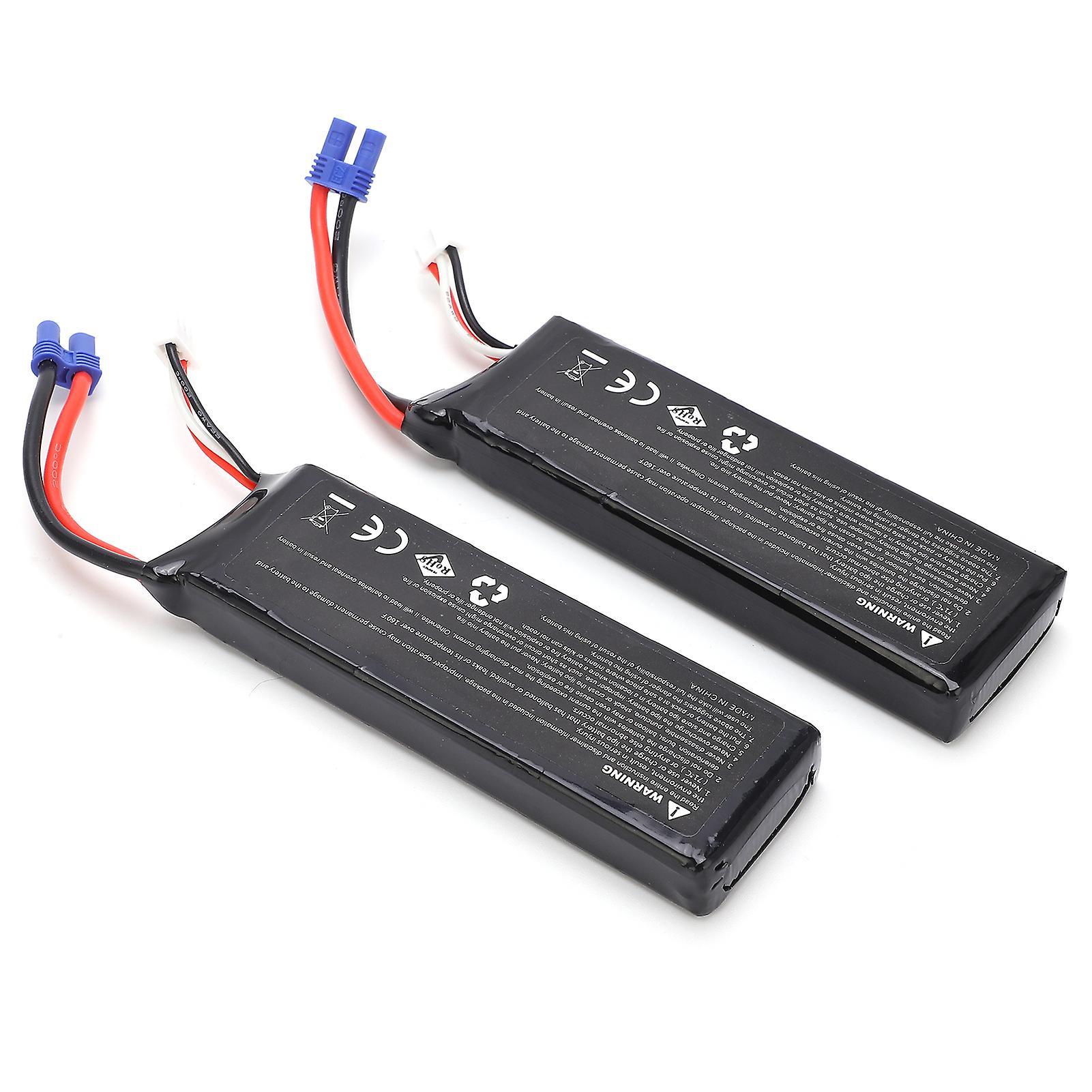 2pcs/lot Lipo Battery 7.4v 2700mah For Hubsan H501 Rc Quadcopter Airplane Drone Spare Part