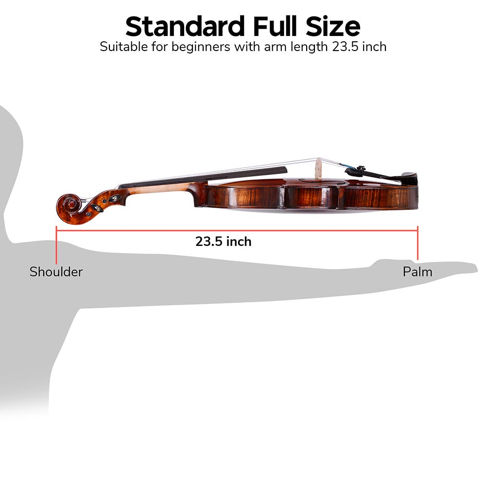 Vif BV250 4/4 Advanced Full Size Violin w/ Bow Case Outfit Set