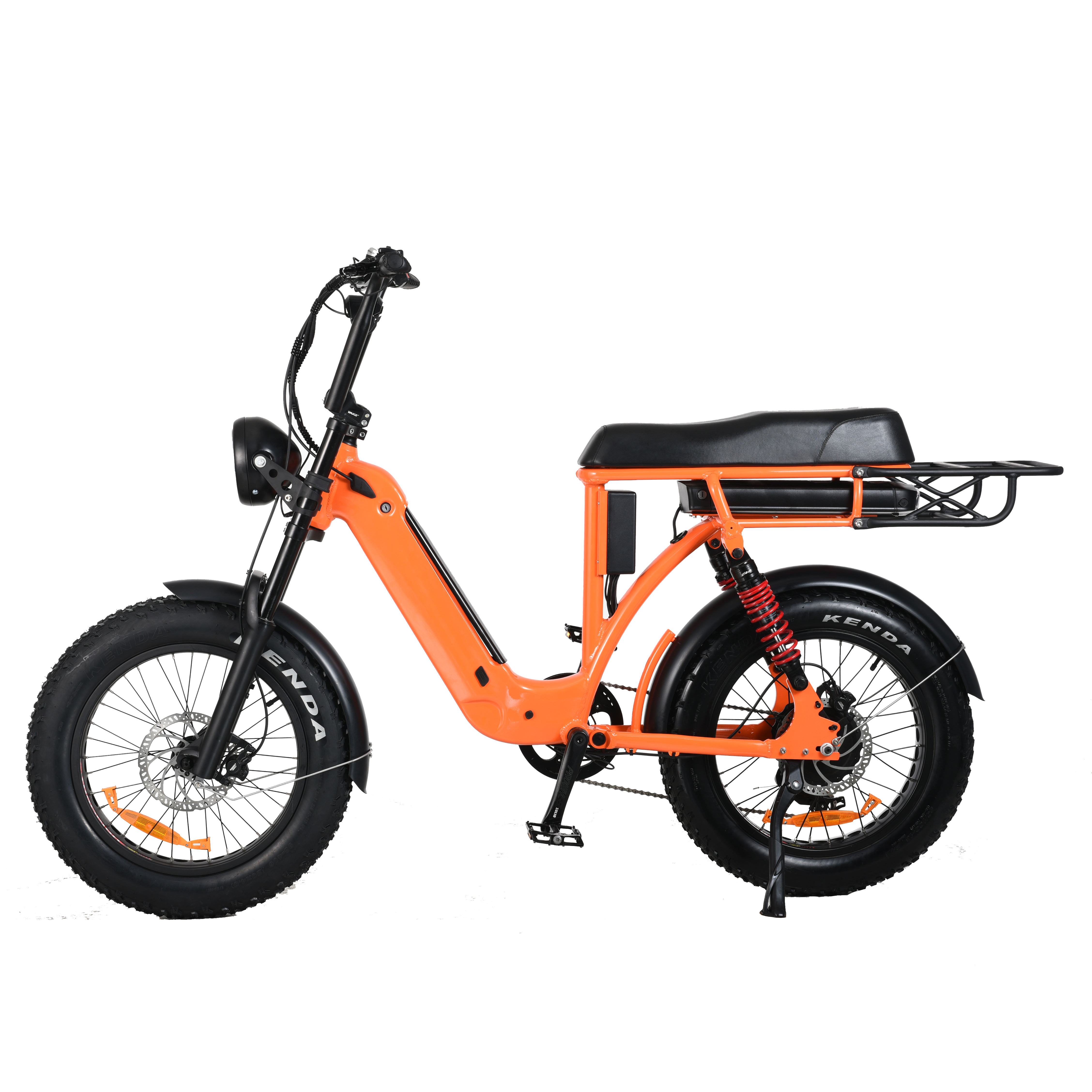 New Arrival 73 Style 20/24 Inch Bike Electric Full Suspension Fat Tire Ebike Electric Bicycle 48V Rear Hub Motor 7 Speed 10.5 AH