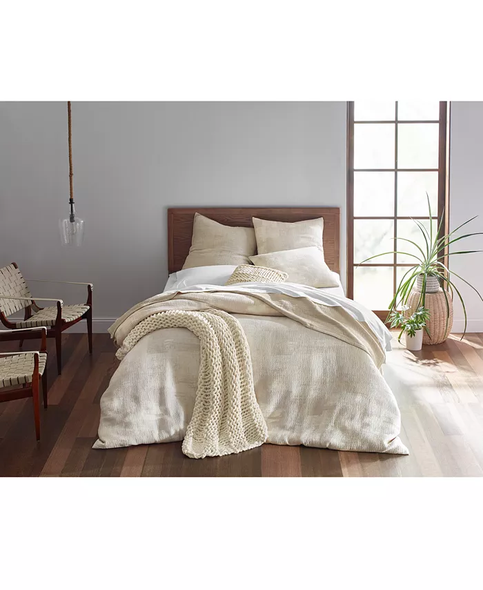 Oake Drybrush Matelasse 2-Pc. Duvet Cover Set， Twin，