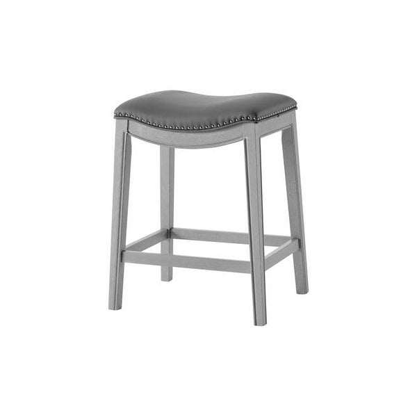 Grover Faux Leather Upholstered Counter Stool