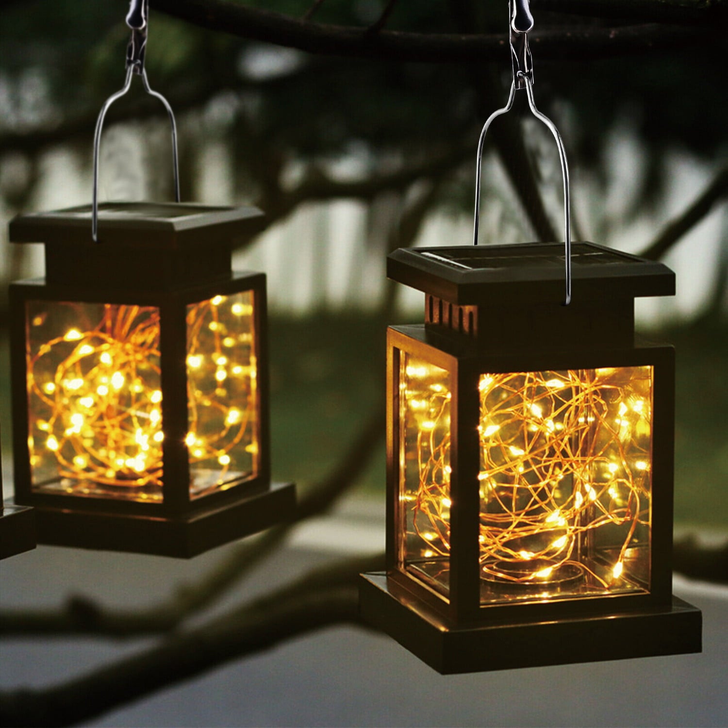 Elegant Choise Solar Lights Outdoor with Light String Waterproof Lighting for Garden Landscape