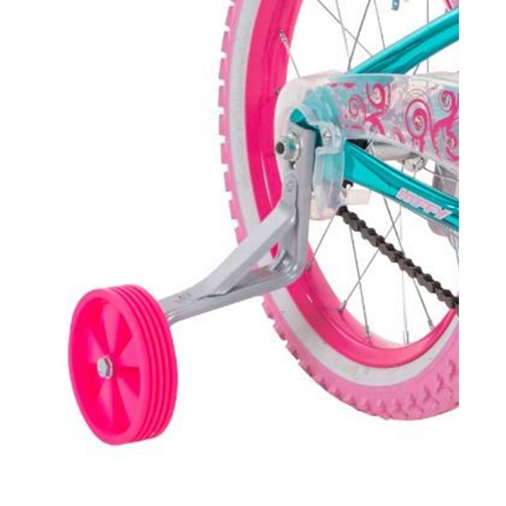 Huffy 16 in. N'Style Metallic Teal and Pink Girls' Bike 21830