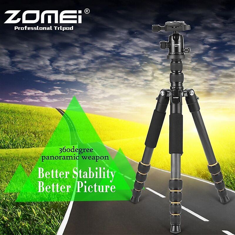 Zomei Q666c Carbon Fiber Tripod Monopodandballhead For Canon Nikon Dslr Camera Dv