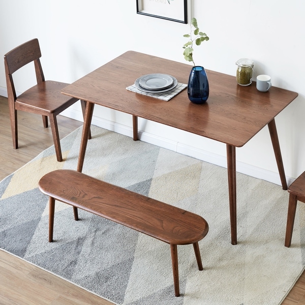 Natural Oak Wood Dining Bench