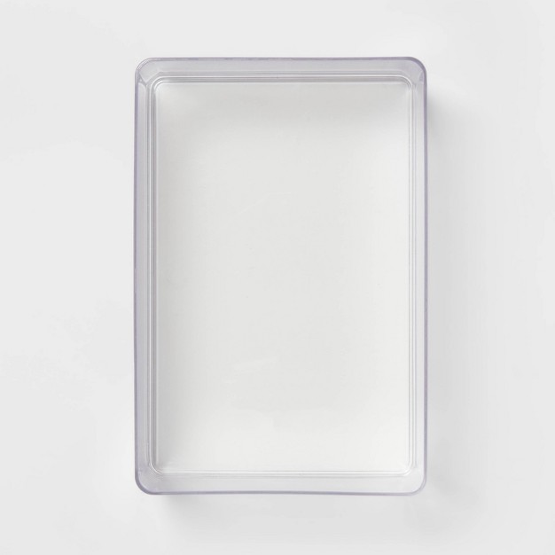 Large Plastic Bathroom Tray Clear