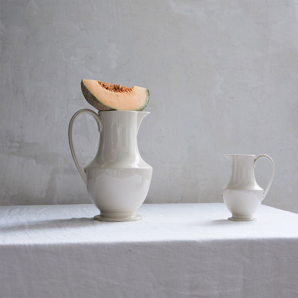 Artisan Stoneware Pitcher - Cream