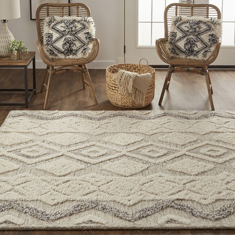 Weave and Wander Elika Premium Wool Tufted Rug