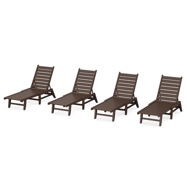 POLYWOOD Canyon 4 Pack Chaise Set